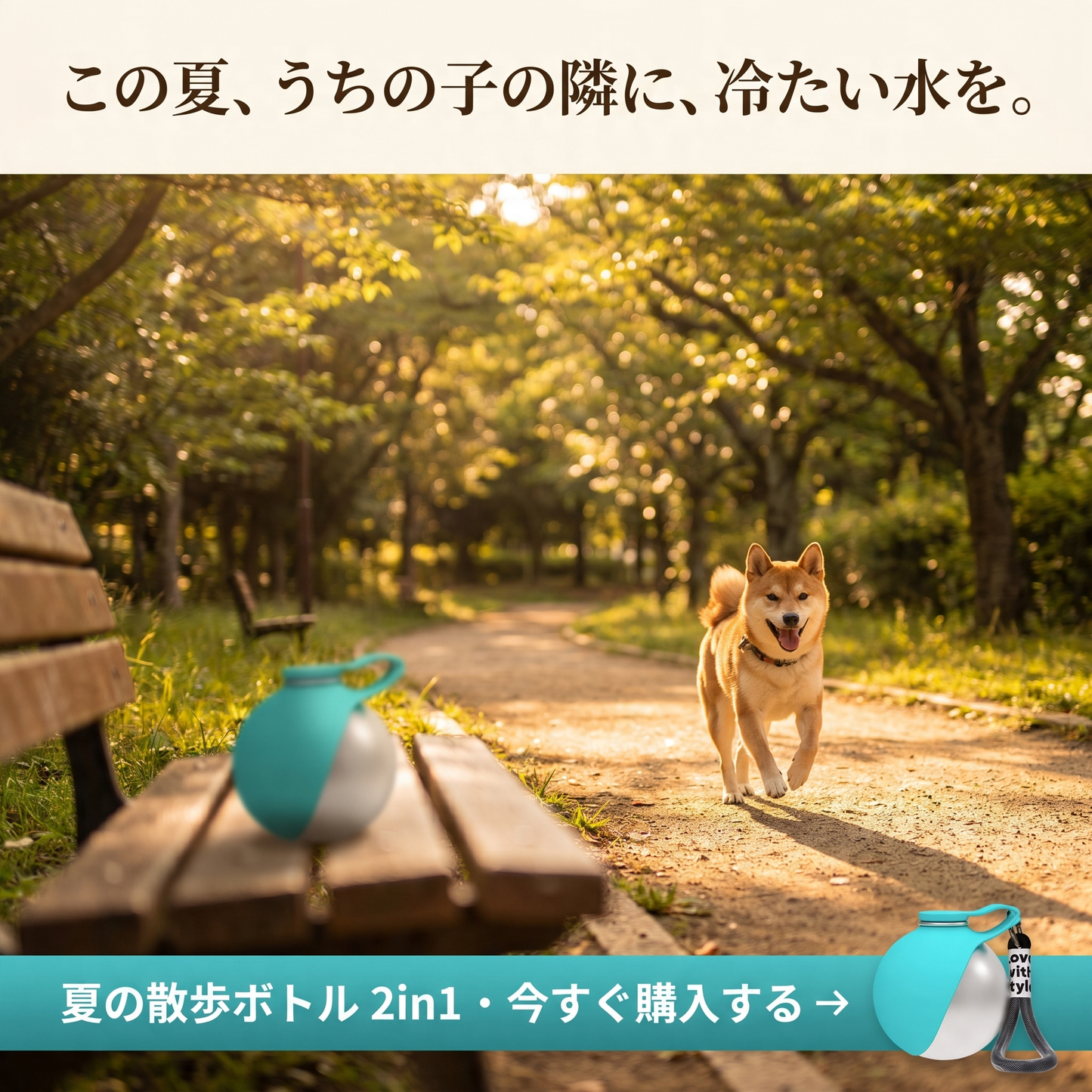 Portable Dog Water Bottle