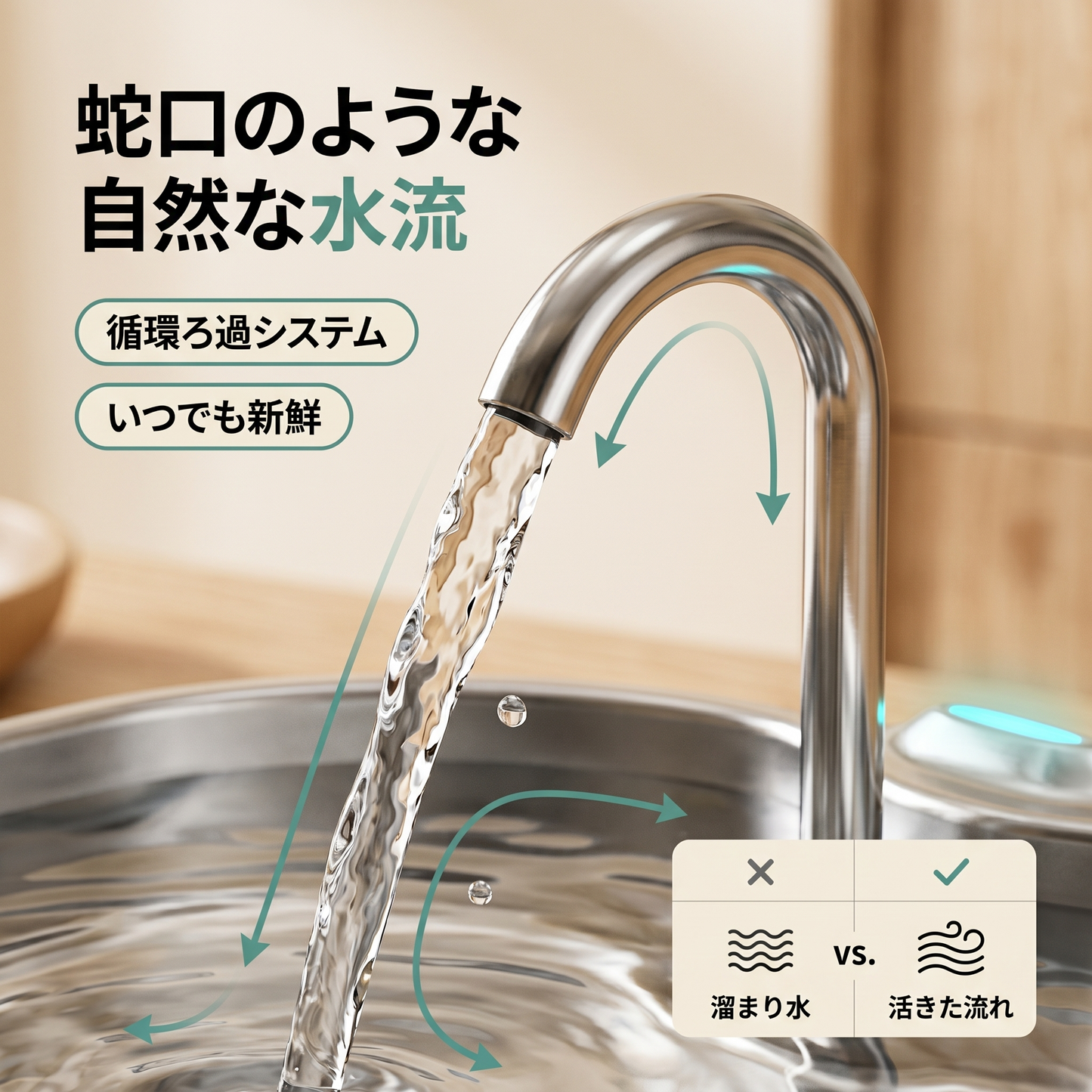 ペット用 自動給水器 2.2L
