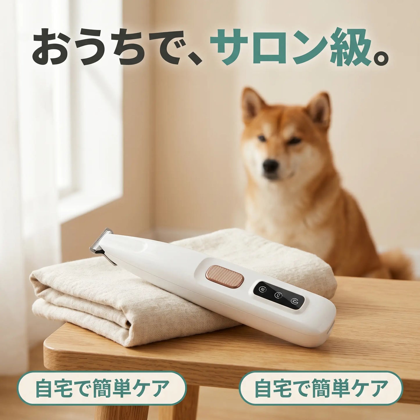 そっとカット ペット用足裏バリカン