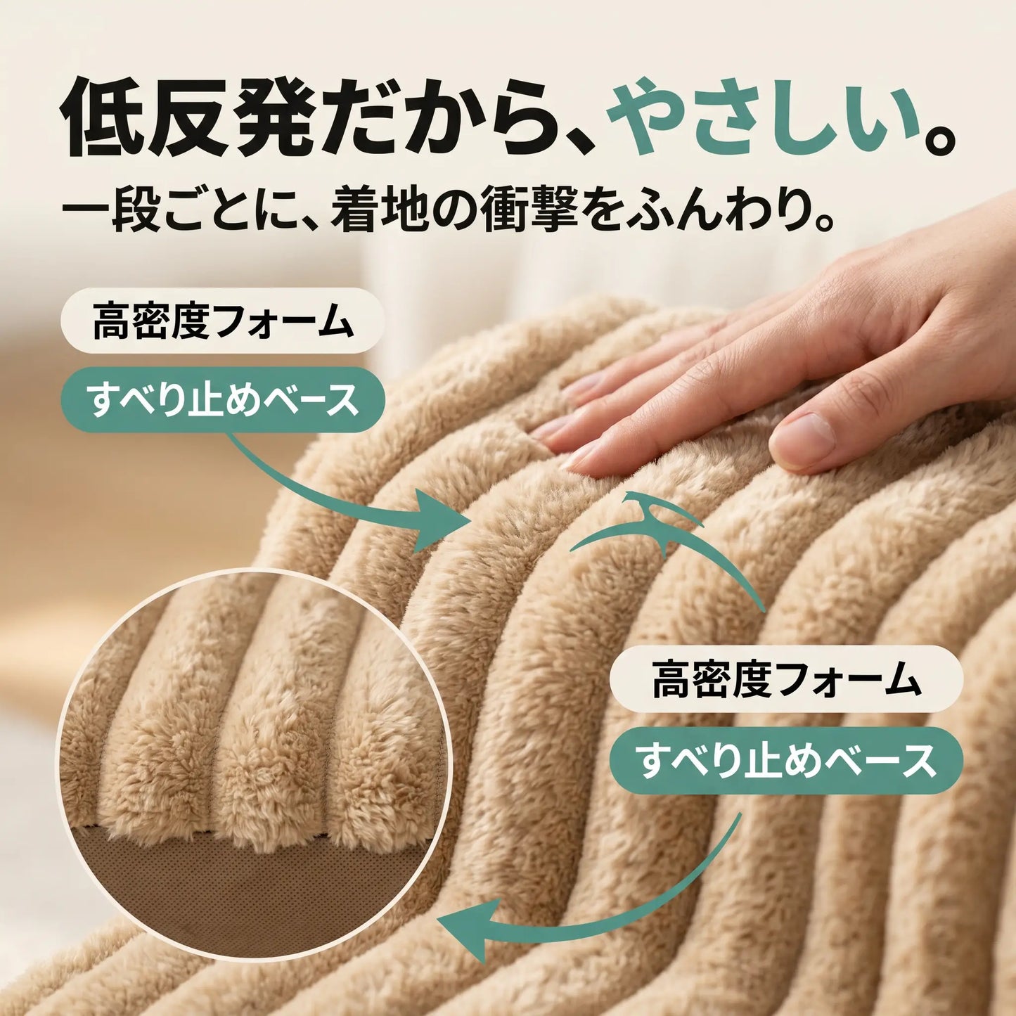 ふみふみステップ 犬用ステップ 低反発クッション階段